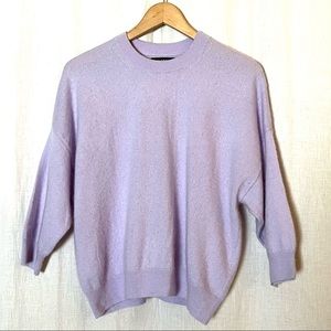 Naadam 100% Cashmere Sweater Lavender